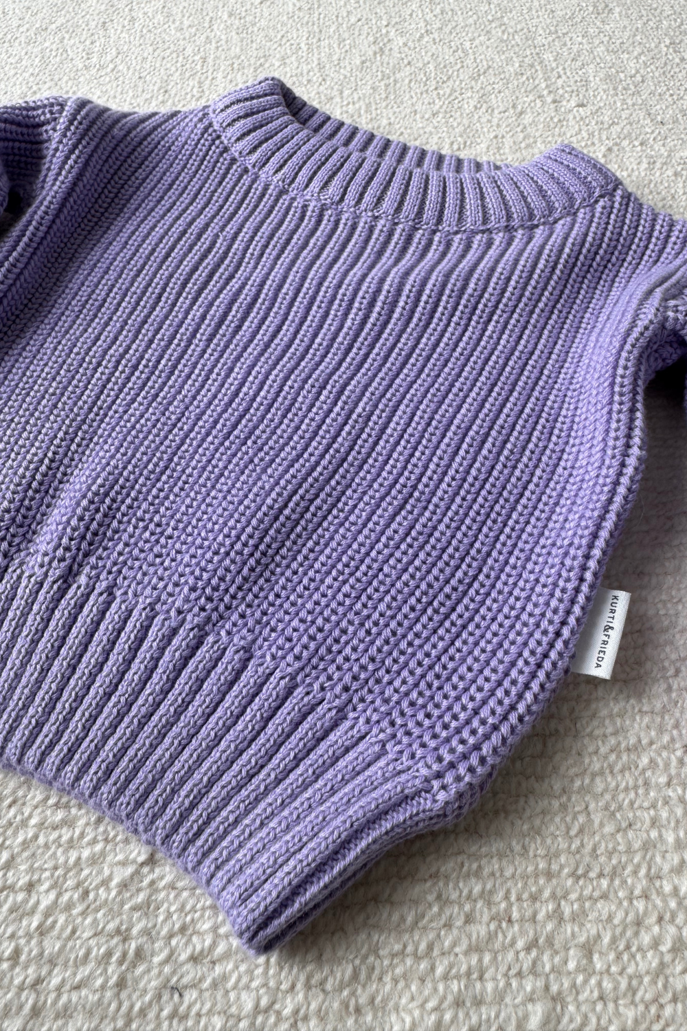 Hygge Knit Sweater lavender