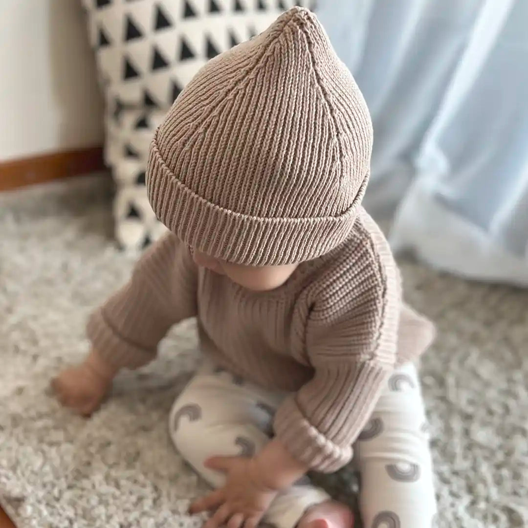 Babykleidung Kinderkleidung Kurti & Frieda Beanie Mütze Strickmütze