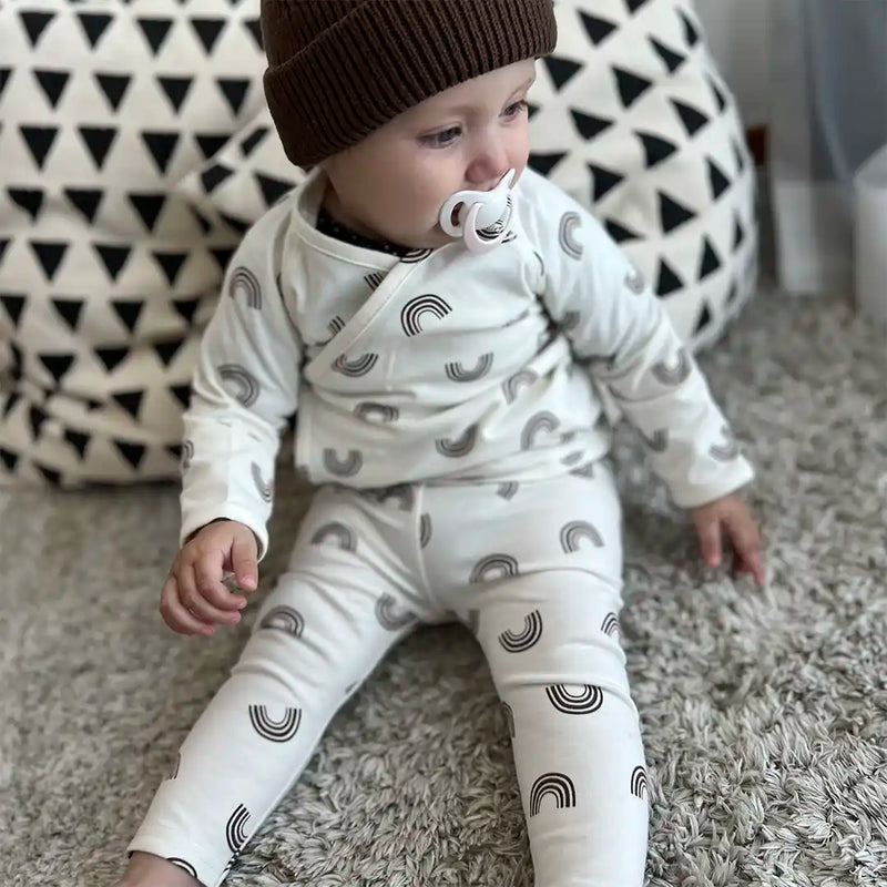 Wrap Top Weiß Milk Kinderkleidung