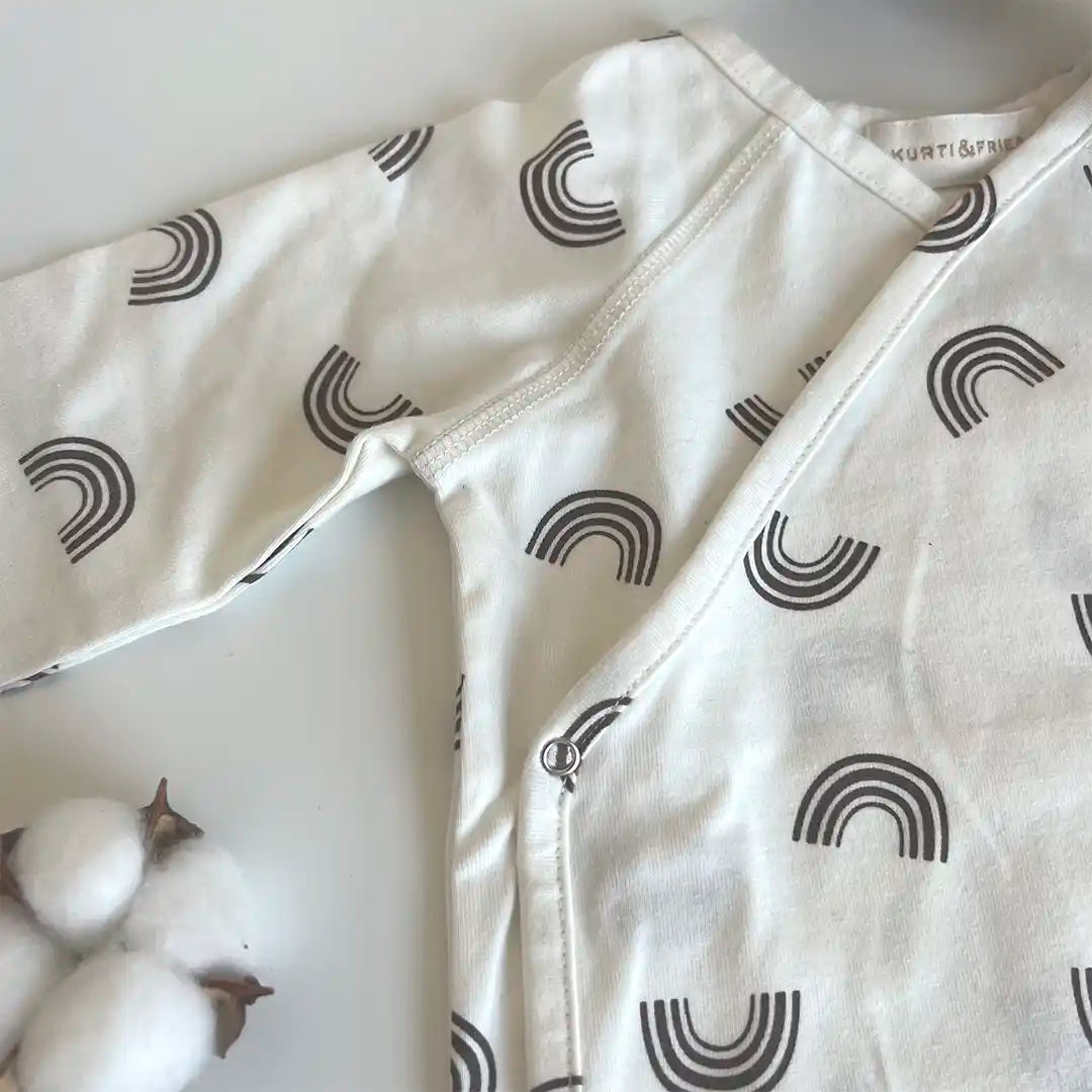 Wrap Top Weiß Milk Kinderkleidung